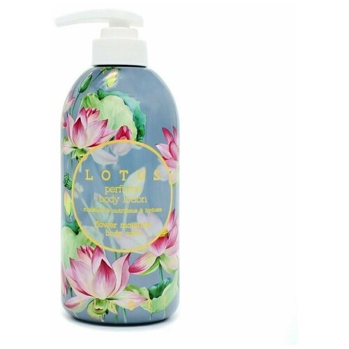 Jigott Парфюмированный лосьон для тела с экстрактом лотоса Lotus Perfume Body Lotion, 500 мл