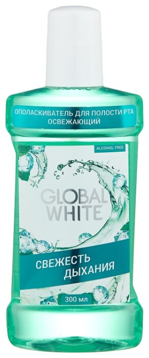 Global White Освежающий ополаскиватель