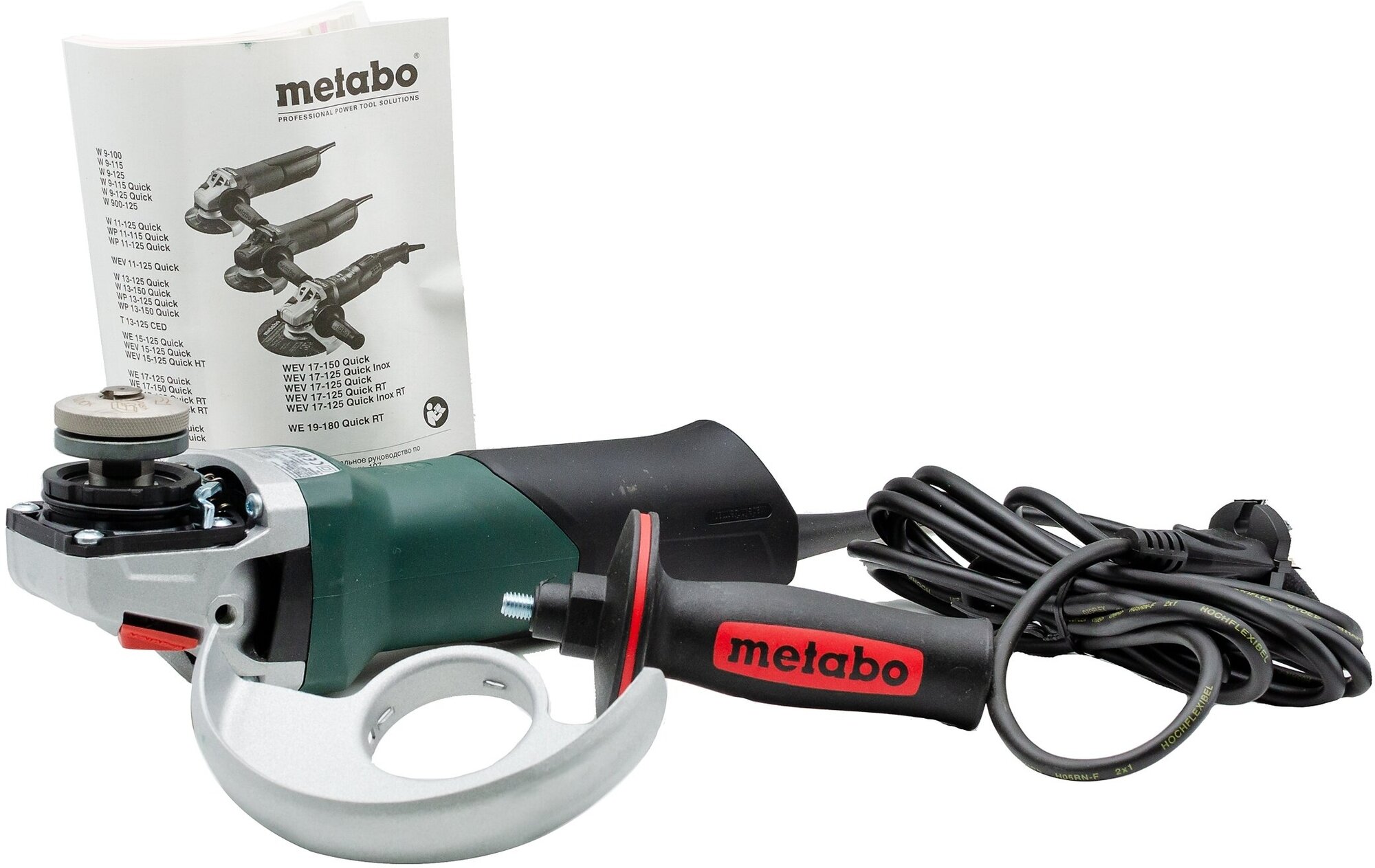 Угловая шлифмашина METABO WEV 11-125 Quick [603625000] - фото №2