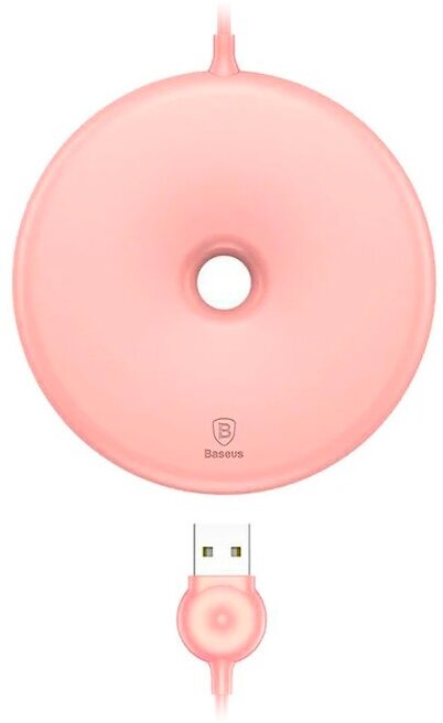 Baseus Беспроводная зарядка Baseus Donut Wireless Charger (WXTTQ-04) Pink 10w