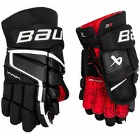 Перчатки хоккейные BAUER Vapor 3X S22 INT 1059959 (12 / черный-белый)