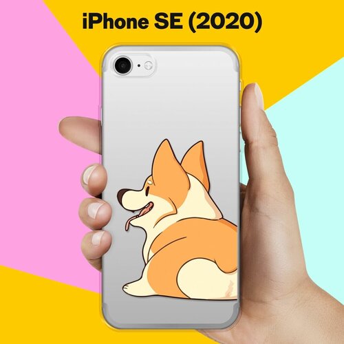 Силиконовый чехол Корги на Apple iPhone SE (2020) силиконовый чехол корги в масках на apple iphone se 2020