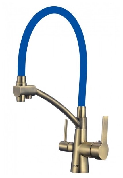 Смеситель для мойки бронзовый под фильтр Savol S-L1805C-05