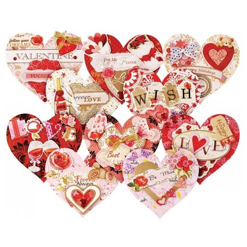 фото 260-sb набор для создания 10-ти открыток "влюблённые" белоснежка