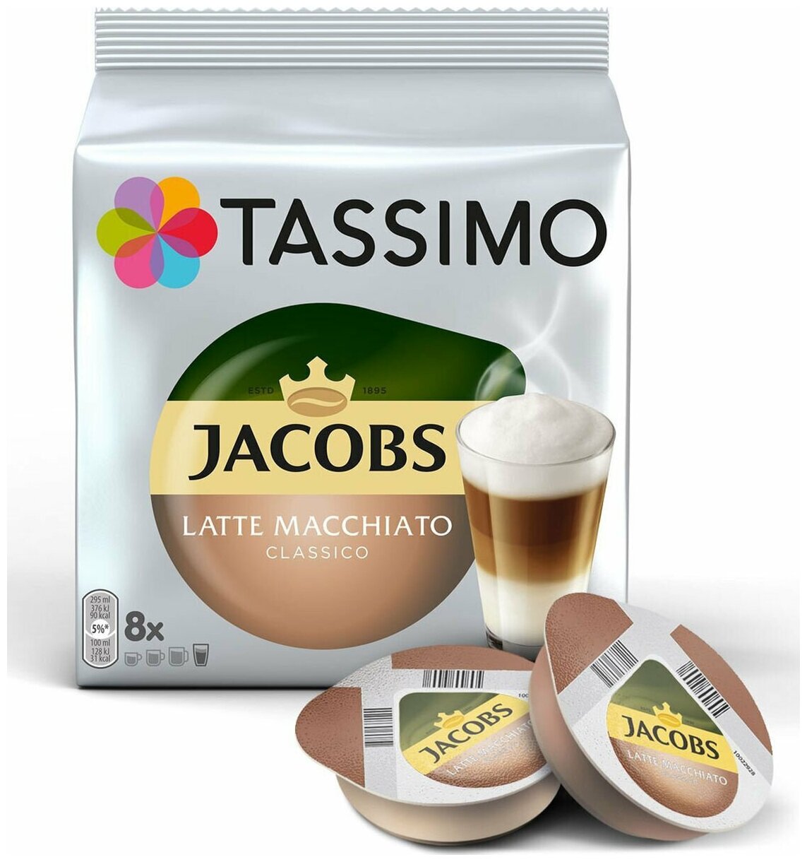 Набор Кофе капсульный Tassimo Кофе с молоком и Americano , 5 упаковок - фотография № 5