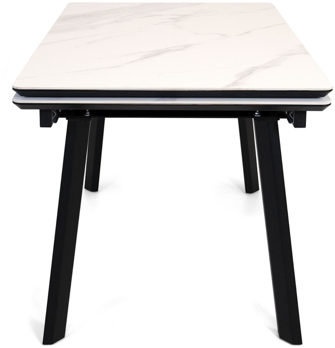 Стол с керамогранитом Татами-2C белый мрамор 120(180)х80 см - фотография № 9
