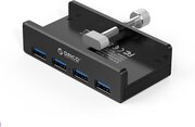 USB-хаб ORICO на 4 порта USB 3.0 с креплением, черный