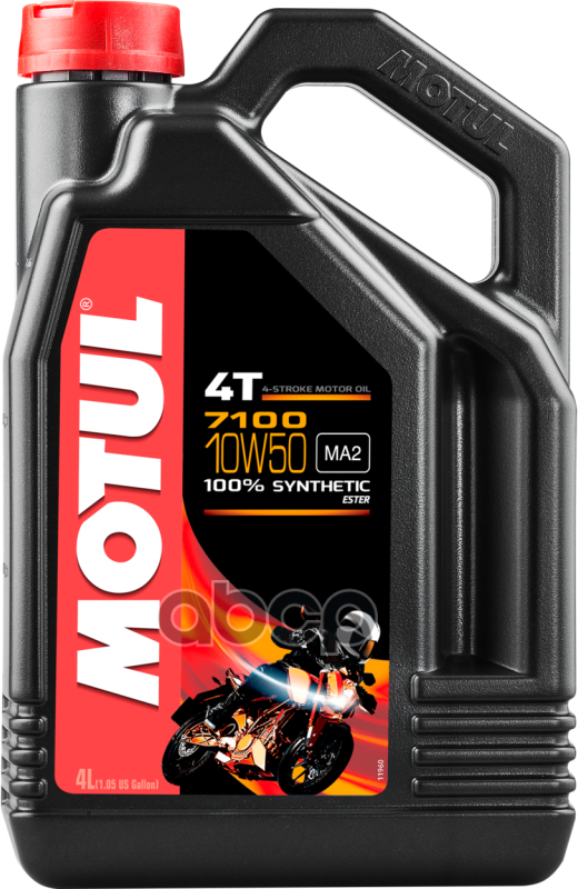 Моторное Масло 7100 4T 10W-50 4Л 104098 MOTUL арт. 104098