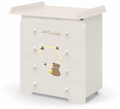 Комод NUOVITA Stanzione Honey Bear Vaniglia/Ваниль