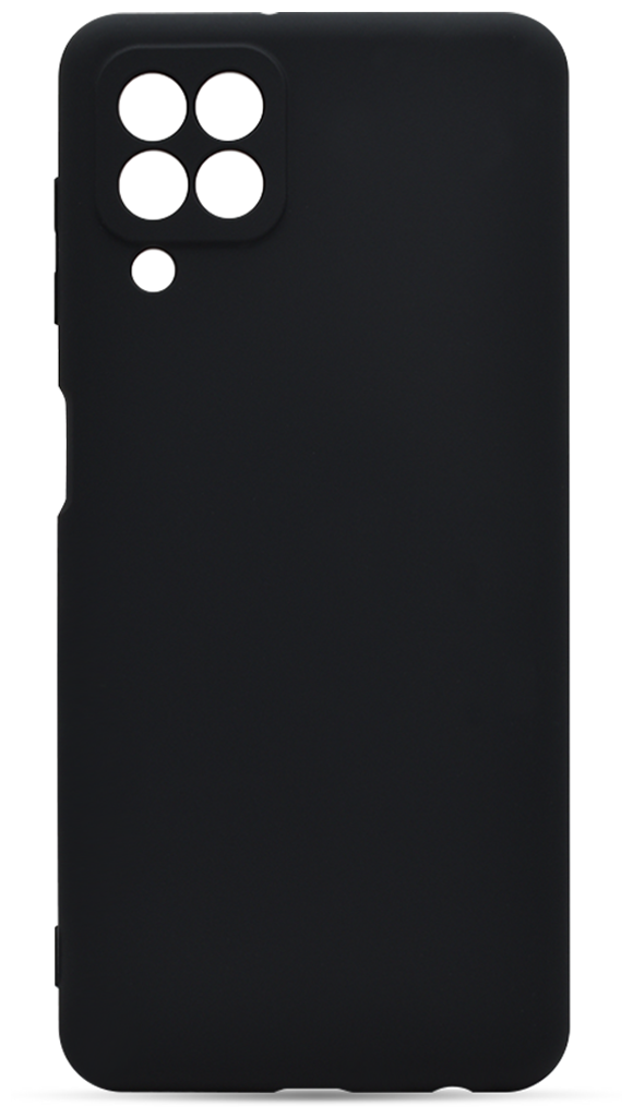 Силиконовый черный чехол Soft Touch для Samsung Galaxy A22/M32/M22