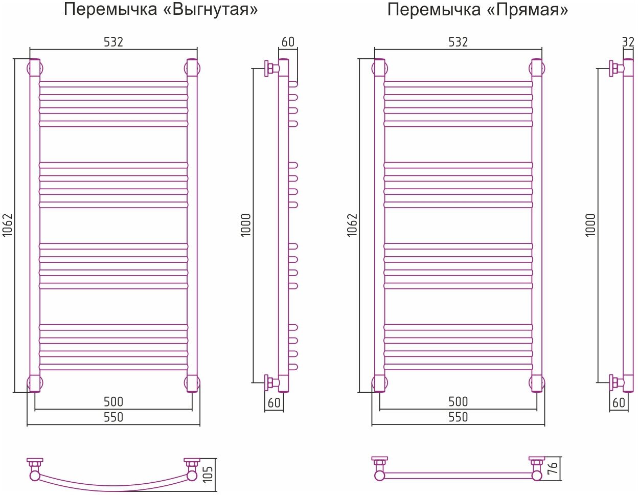 Водяной полотенцесушитель Сунержа - фото №7