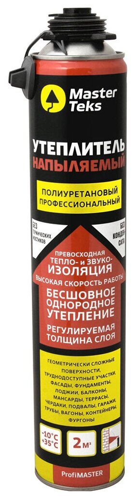 фото Masterteks ProfiMaster Утеплитель напыляемый, 810 мл