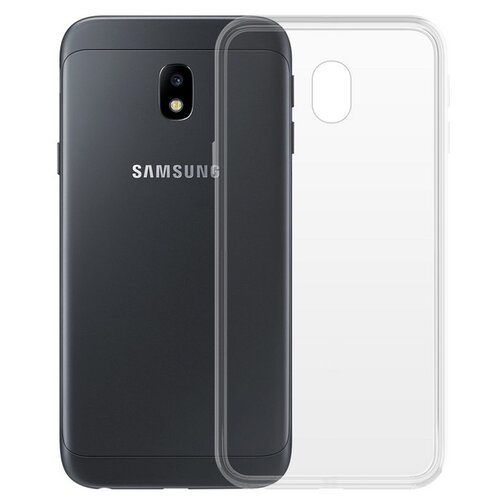 Накладка TPU для Samsung Galaxy J3 2017 (SM-J330) прозрачная матовый soft touch силиконовый чехол на samsung galaxy j3 2017 самсунг джей 3 2017 с 3d принтом chaos w черный