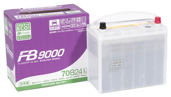 Автомобильный аккумулятор Furukawa Battery FB9000 70B24L