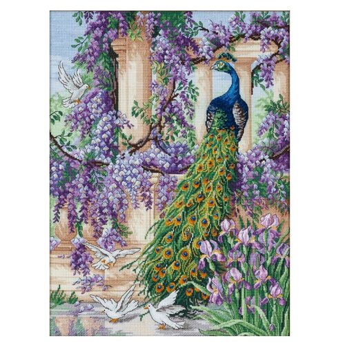 фото Maia набор для вышивания павлин 40 х 30 см (01027-5678000)