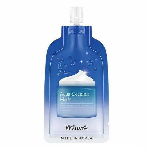 Beausta Ночная увлажняющая маска для лица с аромамаслами / Aqua Sleeping Mask, 15 мл, 2 штуки beausta ночная увлажняющая маска для лица с аромамаслами aqua sleeping mask 15 мл женский южная корея