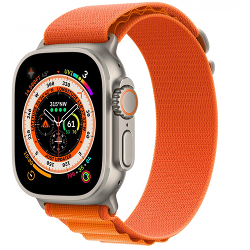 Apple Watch Ultra 49mm Alpine Loop Orange S 8109000₽