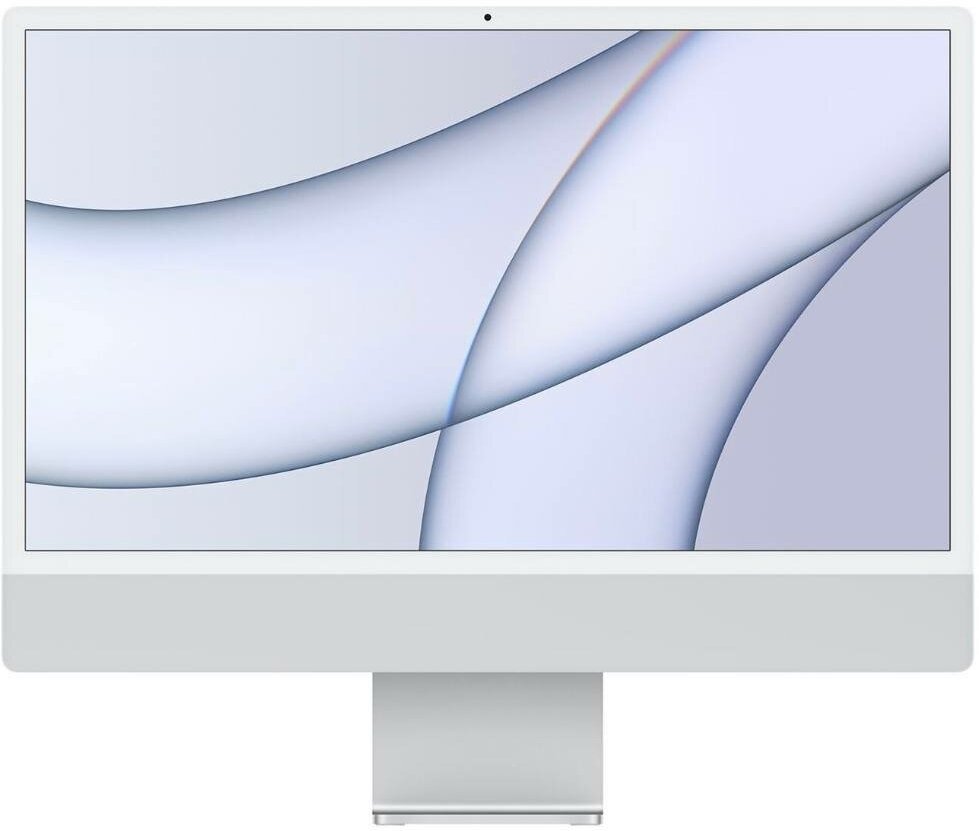 23.5" Моноблок Apple iMac 24" Z12Q002NJ Apple M1 RAM 16 GB SSD 256 GB 8-Core 8 CPU MacOS серебристый/русская клавиатура