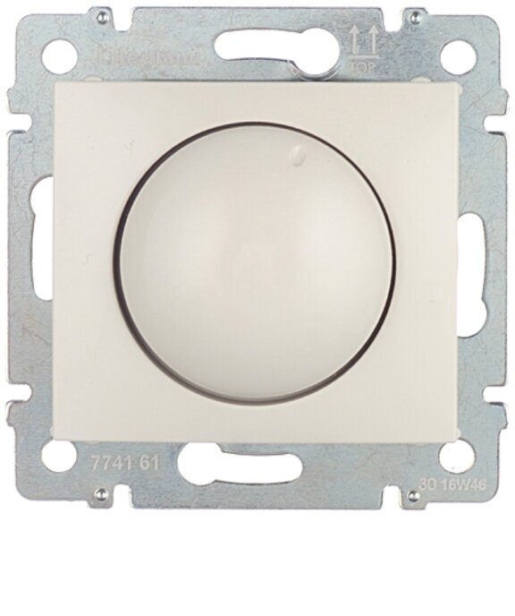 Valena Life 752660 Светорегулятор роторный (300 Вт, под рамку, скрытая установка, алюминий) Legrand - фото №16