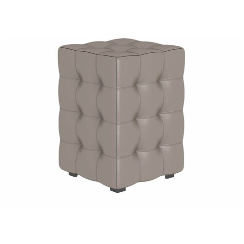 Пуфик БонМебель Модерн-2 мини капранова темно-серый экокожа 30х30х40 см пуфик в прихожую пуф мебель прихожая мебель 2194₽