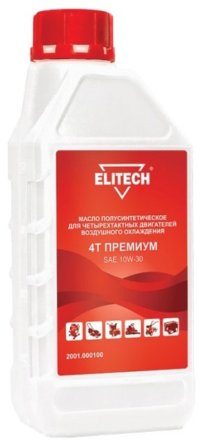 Масло Elitech Премиум 4ТD для 4-х тактных двигателей 1L 2001.000100