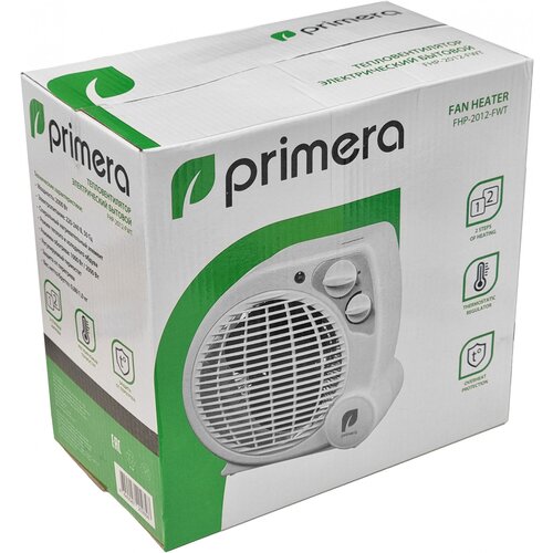 Тепловентилятор PRIMERA FHP-2012-FWT белый 151000₽