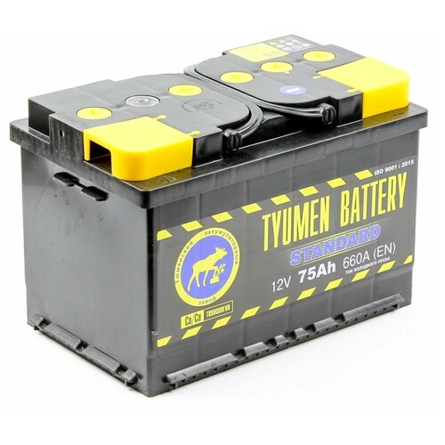 Автомобильный аккумулятор TYUMEN Battery Standart 75.1 Ач L+ EN660A (278х175х190)
