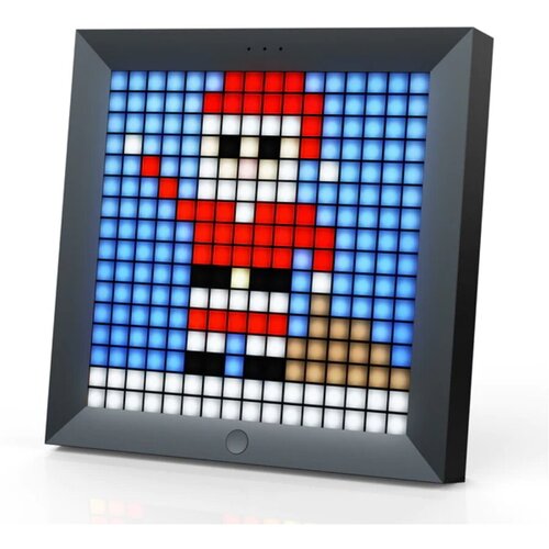 Цифровая пиксельная фоторамка Divoom Pixoo Diy Pixel Art Frame с приложением для рисования 16x16 пикселей, черный