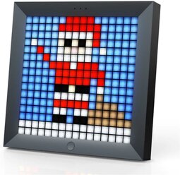 Цифровая пиксельная фоторамка Divoom Pixoo Diy Pixel Art Frame с приложением для рисования 16x16 пикселей Black