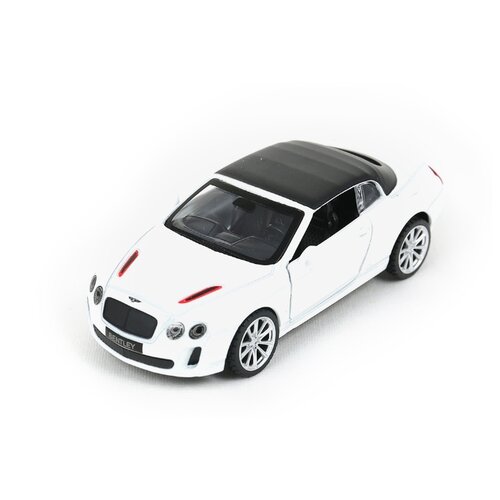 фото Машинка ideal bentley continental supersports convertible isr (масштаб 1:43), белый