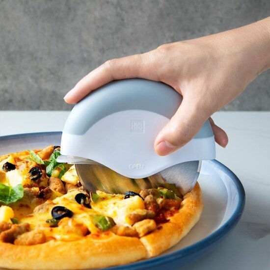 Нож для пиццы Huohou Pizza Cutter, HU0082, серый
