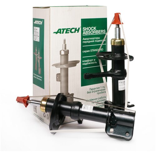 Амортизатор стойки передней подвески ATECH STANDARD-GAS калина 1117, 1119 (2 шт) газомасляные (к-т)