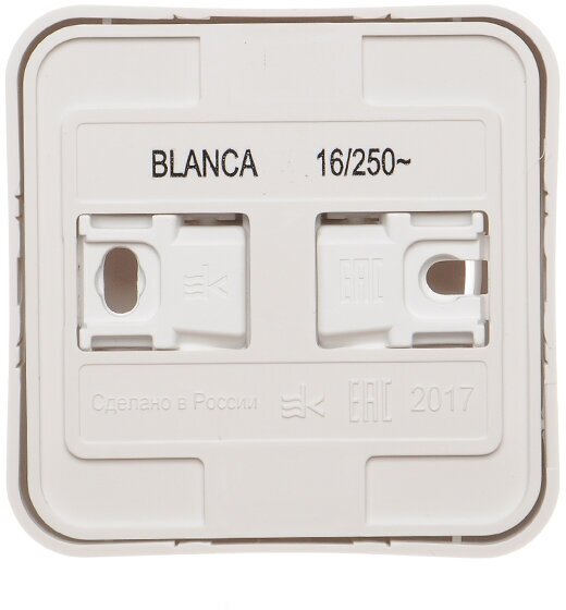 Розетка Systeme Electric BLNRA111111 Blanca, 16 А, с защитной шторкой, с заземлением - фотография № 8