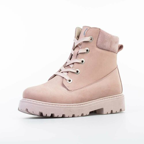 фото Ботинки котофей, зимние, натуральная кожа, размер 36, розовый