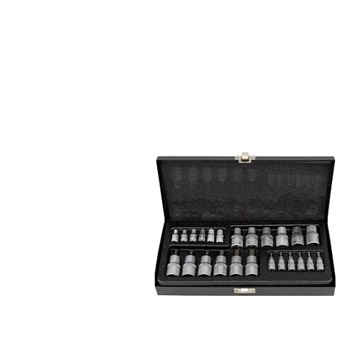 фото Набор головок torx 24 предмета 1/4"-1/2" е4-е18, т7-т50 автоdело