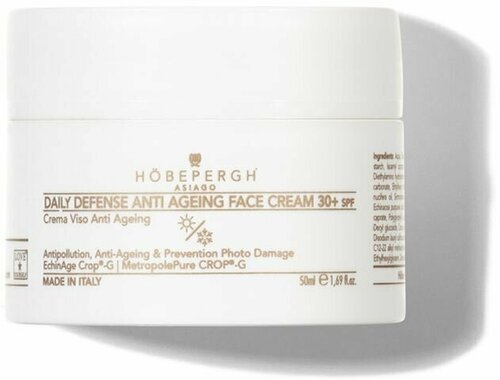 HOBEPERGH Антивозрастной крем для лица SPF30 Daily Defense Anti Ageing Face Cream SPF30+