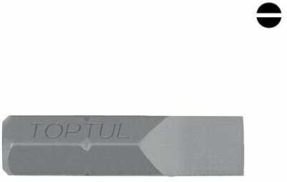 фото Бита для шуруповерта 5/16" 30мм шлиц SL8х1,2мм профессиональная FSAA1008 TOPTUL (1 штука)