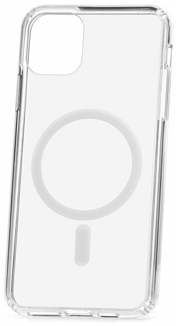 Чехол для Apple iPhone 12 Pro Max Kruche MagSafe Acryl Crystal/магсейф/на Айфон/противоударный/Маг Сейф для держателя/поддержка быстрой зарядки