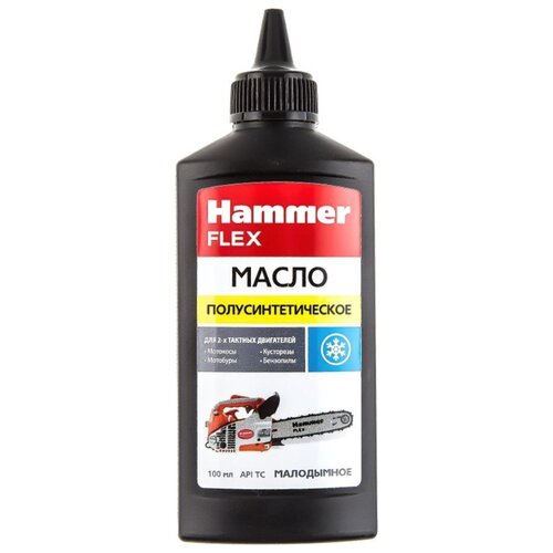 фото Масло для садовой техники hammerflex 501-024 0.1 л