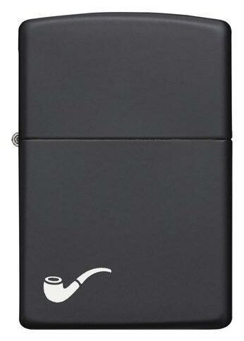 Зажигалка бензиновая Zippo 218 PL Black Matte - фотография № 2