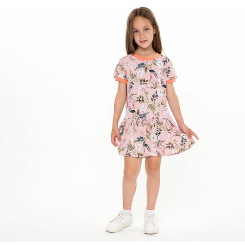 фото Платье юниор текстиль, размер 92, розовый