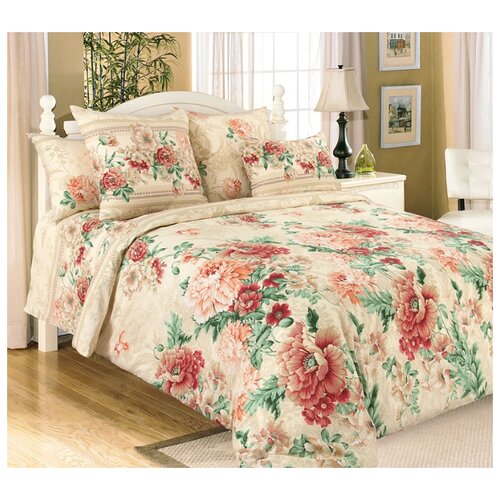 фото Постельное белье «парадиз 1», перкаль (2.0 европростыня) текс-дизайн