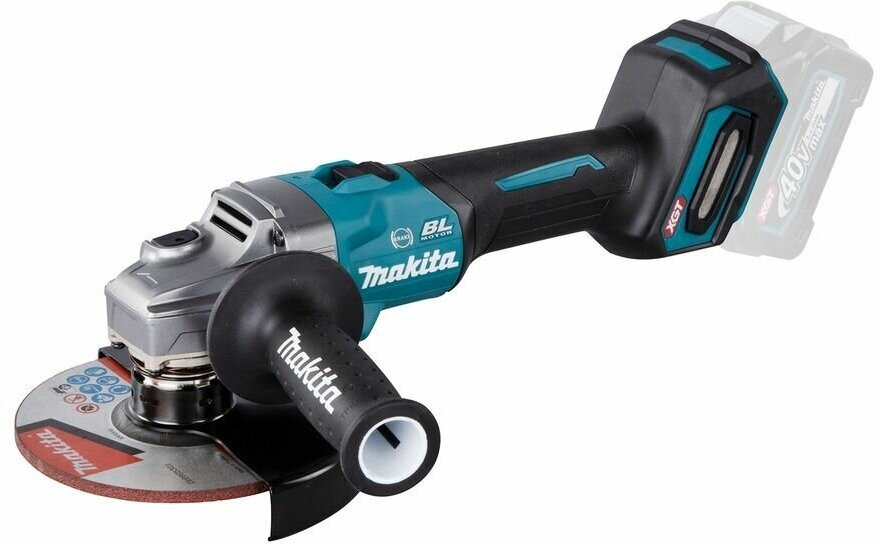 Аккумуляторная угловая шлифовальная машина Makita XGT BL 40В, 150 мм, 8500 об/мин, GA035GZ