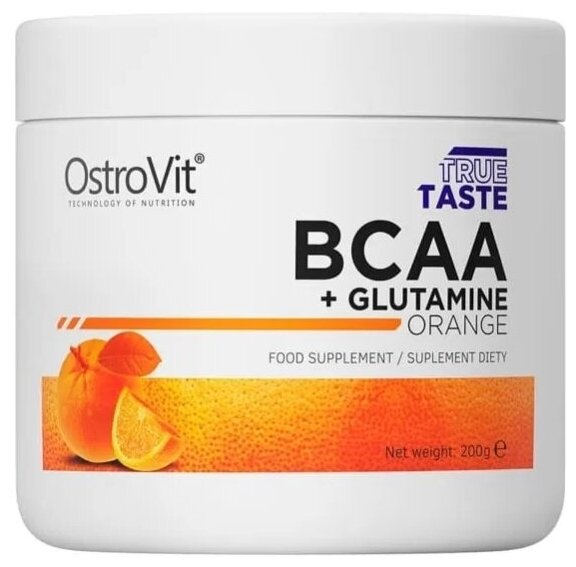  BCAA () OstroVit BCAA + Glutamine (200 ) 