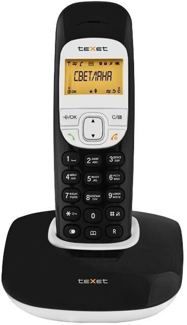 Телефон DECT TEXET TX-D6505A black - черный