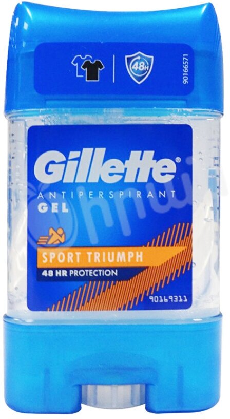 Гелевый дезодорант-антиперспирант Gillette Sport Triumph, 70 мл - фото №6