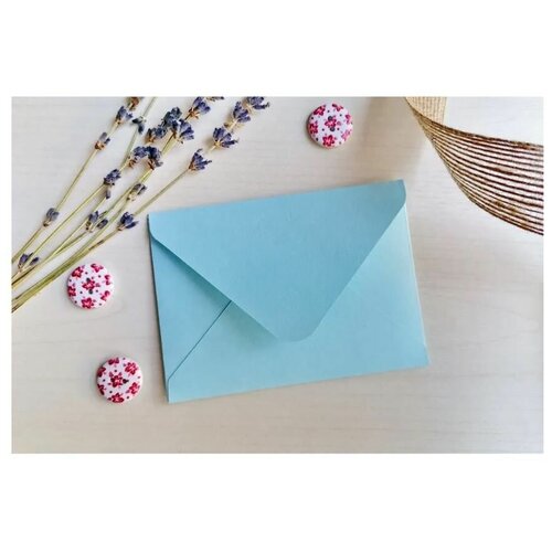 Конверты сувенирные бумажные, Голубой, 28 штук 10,5х7.5 см 10 шт партия мини конверты для поздравительных открыток