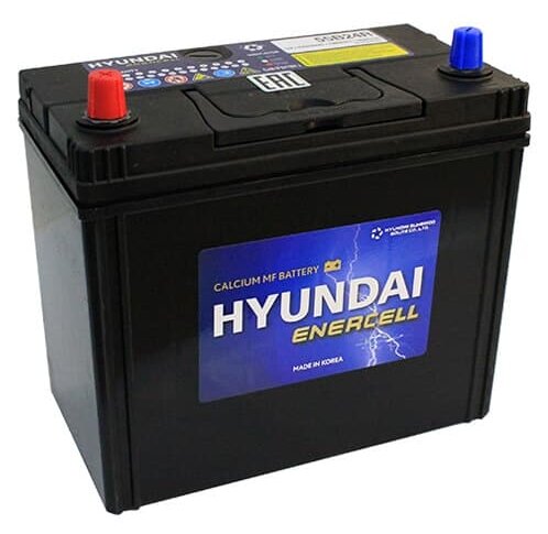 Аккумулятор автомобильный Hyundai CMF 60B24R 6СТ-45 ПП. 238x127x225