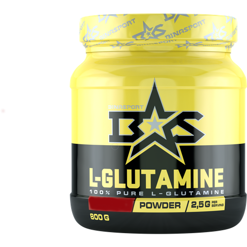 Л-Глутамин порошок Binasport L-GLUTAMINE (Глютамин) 800 г с натуральным вкусом l glutamine l глутамин 500 мг 120 капсул
