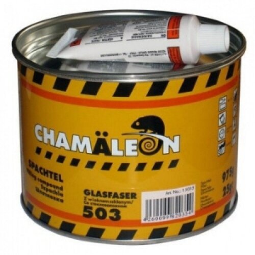 Шпатлевка со стекловолокном CHAMAELEON вкл. отвердитель 1кг 15035